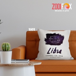 great Libra Stylish Throw Pillow gifts according to zodiac signs – LIBRA-PL0041