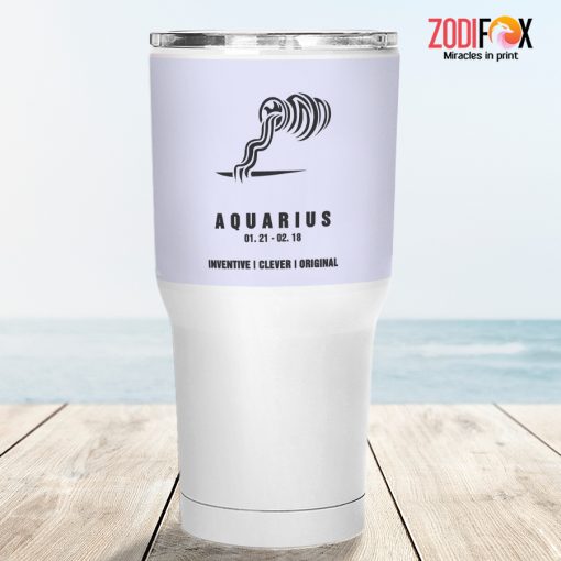 dramatic Aquarius Clever Tumbler birthday zodiac sign gifts for astrology lovers – AQUARIUS-T0041