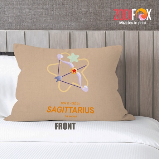 lovely Sagittarius Art Throw Pillow astrology horoscope zodiac gifts for boy and girl – SAGITTARIUS-PL0042