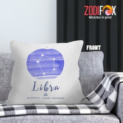 wonderful Libra Intense Throw Pillow zodiac sign gifts for astrology lovers – LIBRA-PL0042