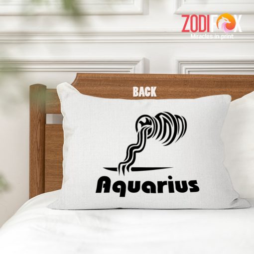 amazing Aquarius Woman Throw Pillow astrology presents – AQUARIUS-PL0043