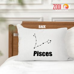 beautiful Pisces Constellation Throw Pillow astrology horoscope zodiac gifts – PISCES-PL0043