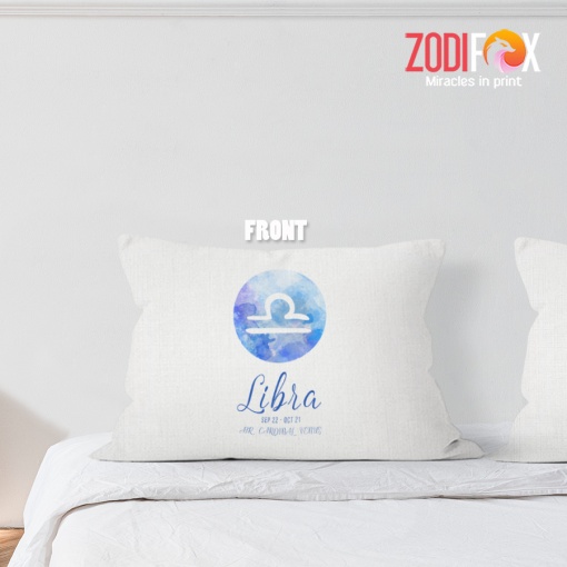 wonderful Libra Symbol Throw Pillow sign gifts – LIBRA-PL0043