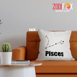 amazing Pisces Constellation Throw Pillow zodiac sign presents – PISCES-PL0043