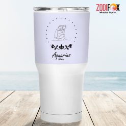 exciting Aquarius Woman Tumbler birthday zodiac sign gifts for horoscope and astrology lovers – AQUARIUS-T0043