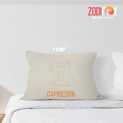 awesome Capricorn Graphic Throw Pillow astrology horoscope zodiac gifts for man and woman – CAPRICORN-PL0044
