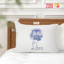 funny Libra Art Throw Pillow horoscope lover gifts – LIBRA-PL0044