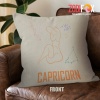 various Capricorn Graphic Throw Pillow astrology horoscope zodiac gifts – CAPRICORN-PL0044