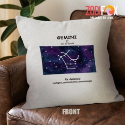 best Gemini Connected Throw Pillow astrology horoscope zodiac gifts – GEMINI-PL0044