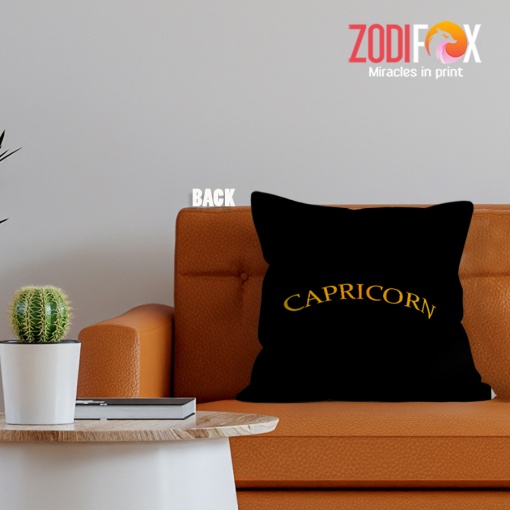 dramatic Capricorn Tense Throw Pillow astrology gifts – CAPRICORN-PL0045