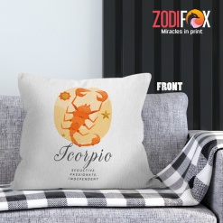 best Scorpio Sun Throw Pillow zodiac related gifts – SCORPIO-PL0045