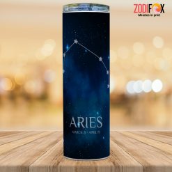 dramatic Aries Galaxy Tumbler sign gifts – ARIES-T0045