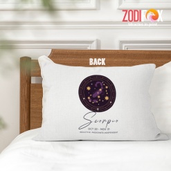 amazing Scorpio Modern Throw Pillow astrology lover presents – SCORPIO-PL0046
