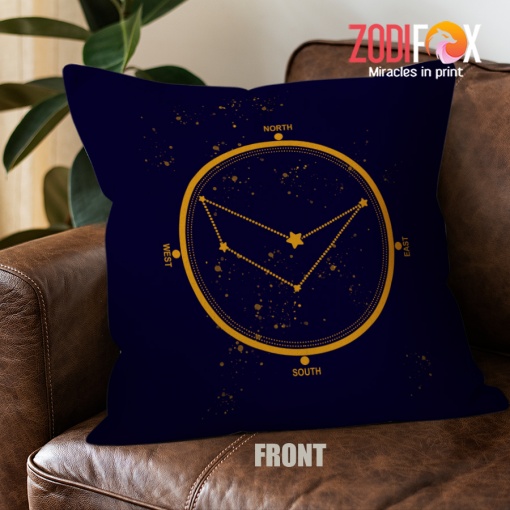 beautiful Capricorn Time Throw Pillow birthday zodiac gifts for astrology lovers – CAPRICORN-PL0046