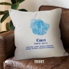 funny Cancer Cautions Throw Pillow birthday zodiac sign gifts for horoscope and astrology lovers – CANCER-PL0046