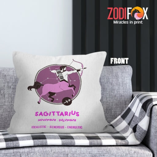 hot Sagittarius Energetic Throw Pillow gifts based on zodiac signs – SAGITTARIUS-PL0046