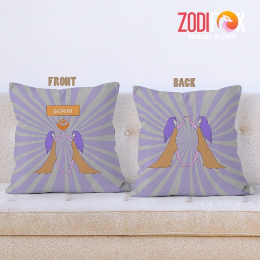 hot Gemini Twins Throw Pillow zodiac gifts for astrology lovers – GEMINI-PL0046