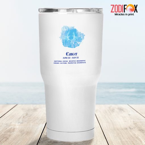 pretty Cancer Cautions Tumbler astrology horoscope zodiac gifts – CANCER-T0046
