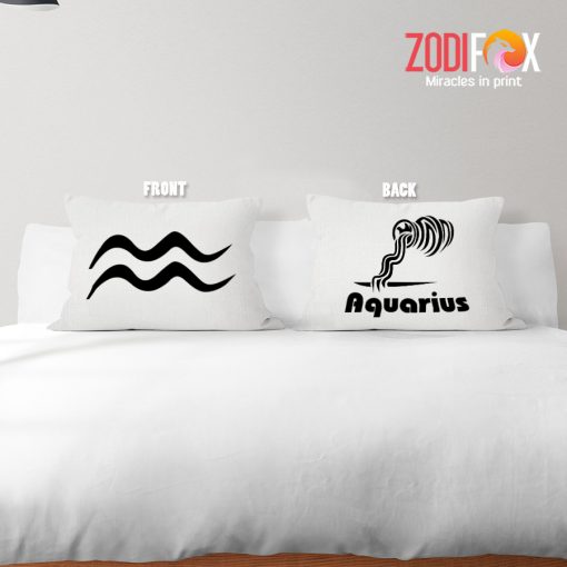 pretty Aquarius Water Throw Pillow birthday zodiac presents for horoscope and astrology lovers – AQUARIUS-PL0047