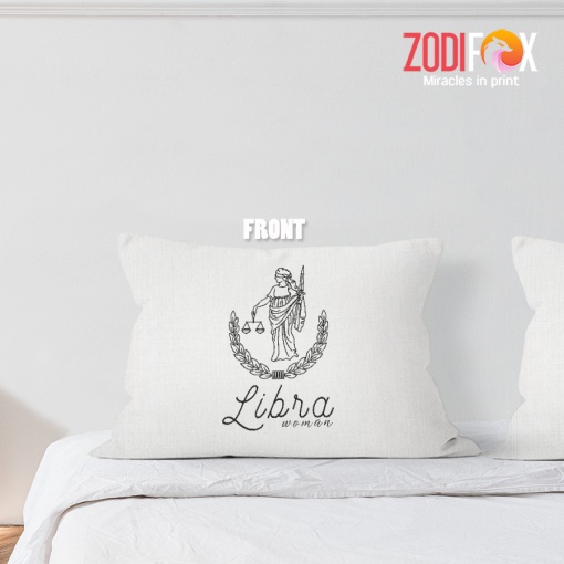 fabulous Libra Woman Throw Pillow zodiac inspired gifts – LIBRA-PL0047