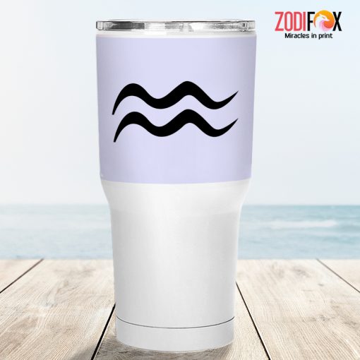 meaningful Aquarius Waves Tumbler birthday zodiac presents for horoscope and astrology lovers – AQUARIUS-T0047