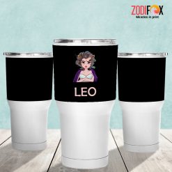 dramatic Leo Lady Tumbler zodiac sign presents for astrology lovers – LEO-T0047