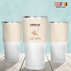 pretty Cancer Hand Tumbler zodiac sign presents for astrology lovers – CANCER-T0047