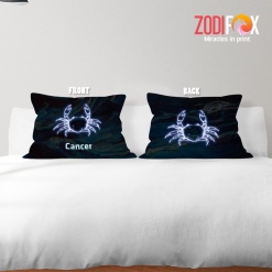 novelty Cancer Light Throw Pillow zodiac presents for horoscope and astrology lovers – CANCER-PL0048