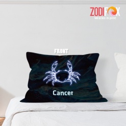 cool Cancer Light Throw Pillow zodiac inspired gifts – CANCER-PL0048