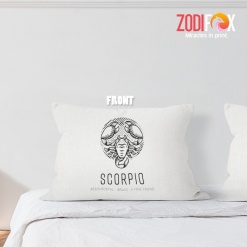 best Scorpio Friend Throw Pillow astrology lover presents – SCORPIO-PL0048