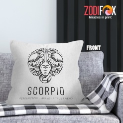 lovely Scorpio Friend Throw Pillow gifts according to zodiac signs – SCORPIO-PL0048