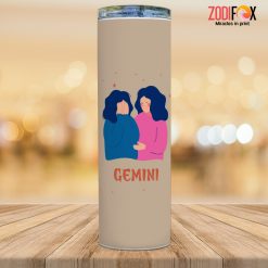 wonderful Gemini Twins Tumbler birthday zodiac sign presents for astrology lovers – GEMINI-T0048