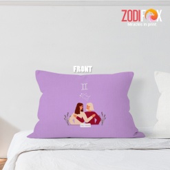 high quality Gemini Twins Throw Pillow zodiac inspired gifts – GEMINI-PL0049