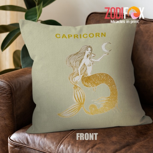 best Capricorn Modern Throw Pillow birthday zodiac gifts for astrology lovers – CAPRICORN-PL0049