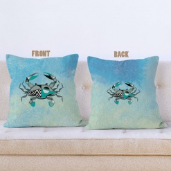 hot Cancer Crab Throw Pillow zodiac sign presents for horoscope lovers – CANCER-PL0049