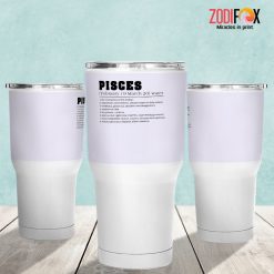 cute Pisces Zodiac Tumbler astrology horoscope zodiac gifts for boy and girl – PISCES-T0049