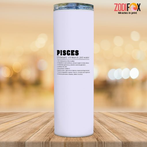 funny Pisces Zodiac Tumbler astrology horoscope zodiac gifts for man and woman – PISCES-T0049