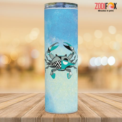 amazing Cancer Crab Tumbler birthday zodiac sign presents for astrology lovers – CANCER-T0049