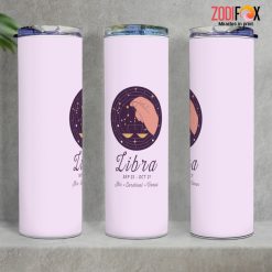 dramatic Libra Hand Tumbler birthday zodiac sign presents for horoscope and astrology lovers – LIBRA-T0049