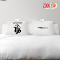 pretty Capricorn Sincere Throw Pillow zodiac sign presents for astrology lovers – CAPRICORN-PL0005