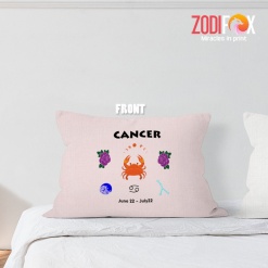 beautiful Cancer Zodiac Throw Pillow zodiac sign gifts for horoscope and astrology lovers – CANCER-PL0005