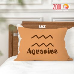amazing Aquarius Sign Throw Pillow birthday zodiac sign gifts for astrology lovers – AQUARIUS-PL0005