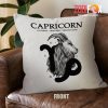 lovely Capricorn Sincere Throw Pillow zodiac presents for astrology lovers – CAPRICORN-PL0005