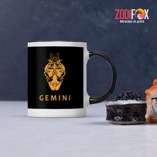 amazing Gemini Gold Mug zodiac sign presents for horoscope lovers – GEMINI-M0005