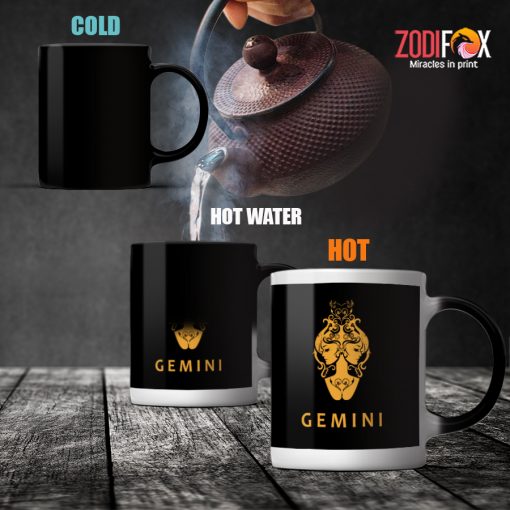 cool Gemini Gold Mug birthday zodiac sign gifts for astrology lovers – GEMINI-M0005