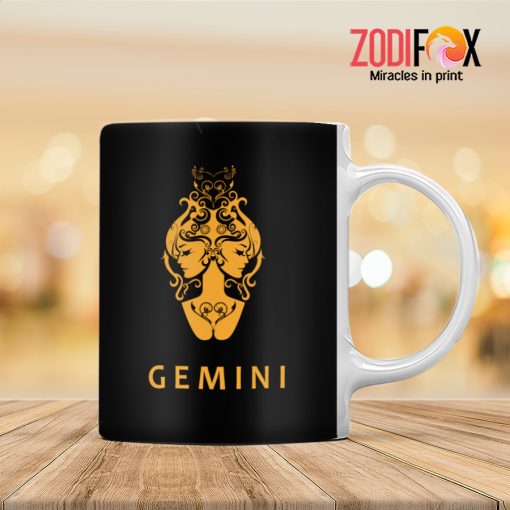 funny Gemini Gold Mug signs of the zodiac gifts – GEMINI-M0005