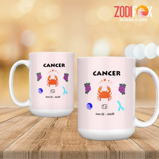 pretty Cancer Zodiac Mug birthday zodiac presents for astrology lovers – CANCER-M0005