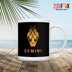 great Gemini Gold Mug birthday zodiac sign presents for astrology lovers – GEMINI-M0005