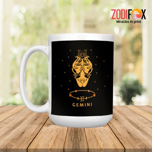 favorite Gemini Gold Mug zodiac birthday gifts – GEMINI-M0005