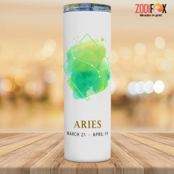 lovely Aries Watercolor Tumbler sign gifts – ARIES-T0005